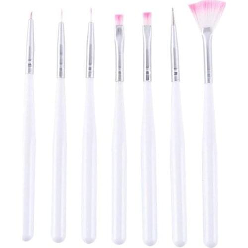 7pcs Multifunctional Frosting Pastry Brush Cake Painting Brush Decoration Tool Baking Accessories