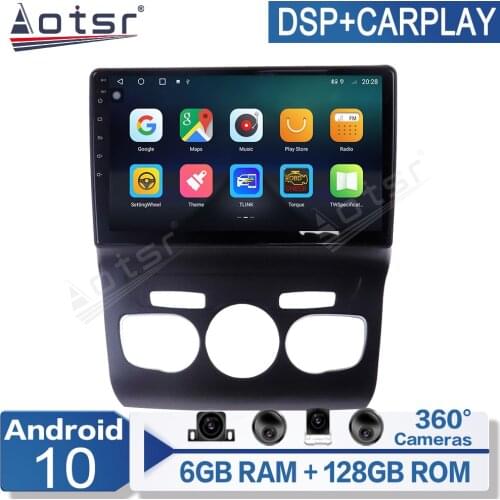 6+128G Android 10 For Citroen C4 2010-2016 Car GPS Navi Radio Stereo IPS Touch Screen Head Unit No 2 din