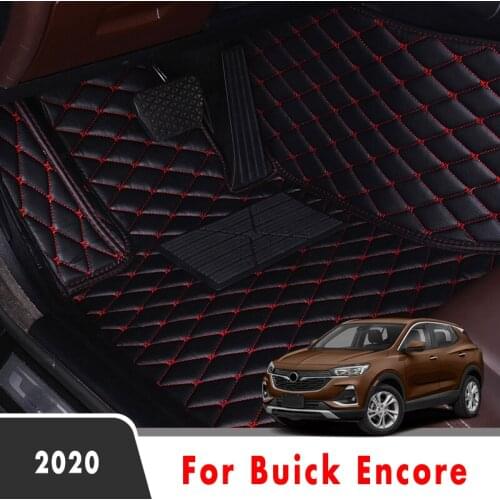 Car Floor Mats For Buick Encore 2020 Artificial Leather Waterproof Car Carpet Custom Styling Auto Interior Accessories Foot Pads