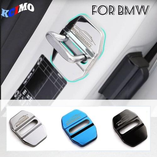4pcs Car Door Lock Cover Buckle Case For BMW E46 E90 E60 E39 F30 F10 E36 F20 E92 E87 X5 E70 Series 1 X1 X4 X3 X6 Car Accessories