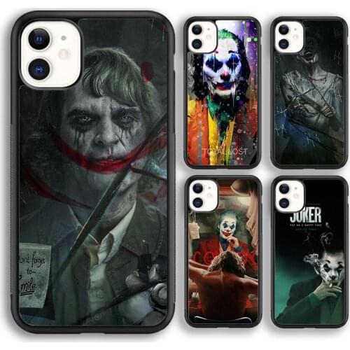 Krajews Black Joker Joaquin Phoenix movie Phone Case Cover For iPhone SE2020 6 7 8 plus X XS XR 11 12 pro max Samsung S8 S9 S10