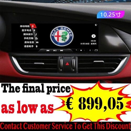 For Alfa Romeo Giulia 952 2017 2018 2019 2020 2021 Car Multimedia Stereo Audio Navigation GPS Navi Radio CarPlay 360 BirdView