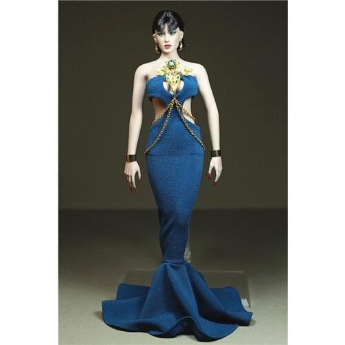 1/6 scale figure doll accessories Evening dress for 12" action figure doll fits PHICEN body.not included doll and other E2457
