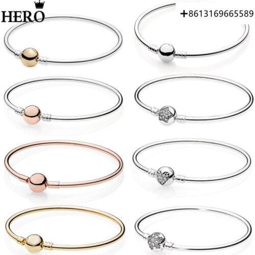 HERO 100% 925 Sterling Silver Original Copy High Quality 1:1 Multi-Style Hand Ring Plated Logo Free Envelope Wholesale Factory