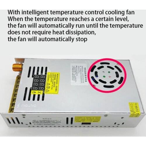Switching Power Supply Dual Digital Display Adjustable Power Pupply 480W 0-300V 1.6A DC Regulated Source Transformer Adapter