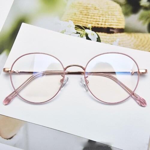 Eyeglasses Optical Glasses Metal Men Women High Quality Frame Fashion Style Clean Lens Vintage Trend Classic Eyewear JDA3103