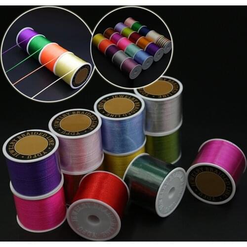 Braid Line Jade Beads Cord Braided Necklace Rope Polyester Thread Pendant Manual String Strap For Jewelry Making DIY Bracelet