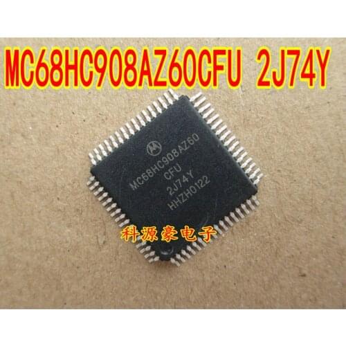 1Pcs/Lot Original New MC68HC908AZ60CFU 2J74Y Car IC Chip Auto Automotive Accessories