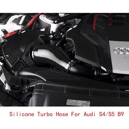 Silicone Turbo Hose For Audi S4/S5 B9 Silica gel reinforced air inlet pipe of air inlet box/enlarged air inlet secondary pipe