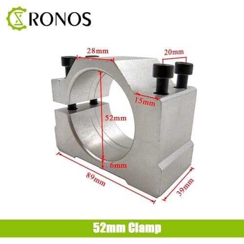 Spindle Motor Brackets 52MM Clamps With Screws For 500W For Engraving Machine