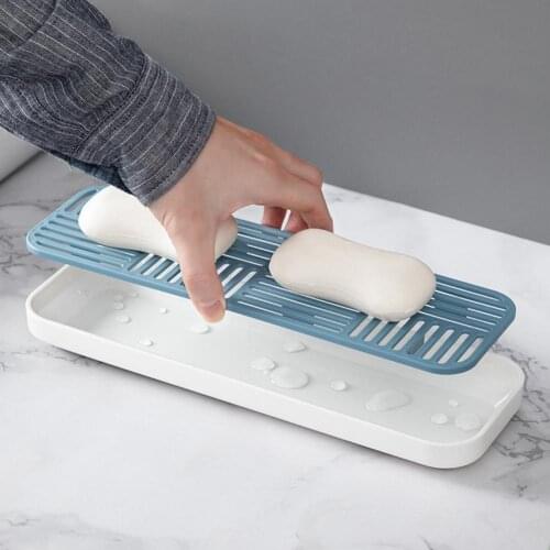 Sink Soap Rack Sponge Holder Cup Tableware Drain Tray Dishwashing Scrubber Kitchen Storage Trays Decorative Kitchen Organizer