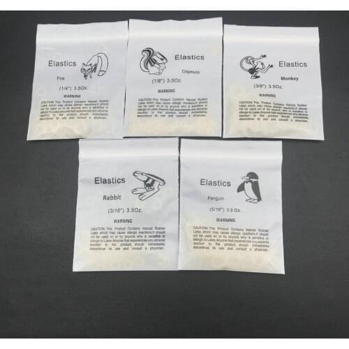 Dental Lab Orthodontic Rubber Bands Ortho Elastics Latex Braces 100pcs/bag