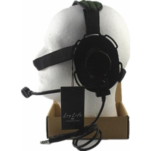 TACTICAL headset headphone radio BOWMAN III sports HEADSET BK TAN FG AUS029