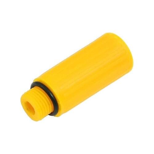 Yellow Screw Type Plastic Air Compressor Oil Plug 0.59" Dia