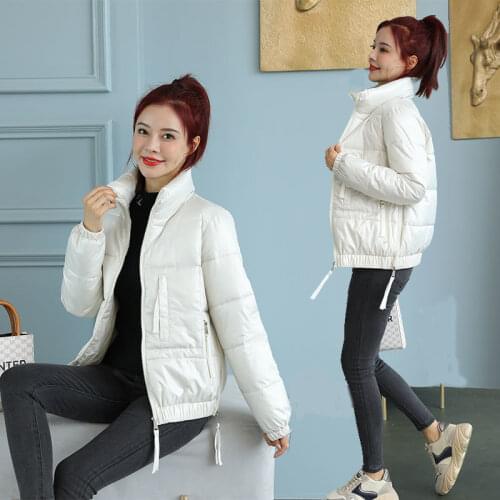 Women Filling Cotton Jacket Autumn And Winter Casual Style Woman Parkas Female Coats