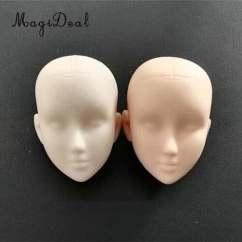 1:6 Action Figure Doll Head Reference Sculpting Makeup Practice for 12' Inch Dolls Accessory