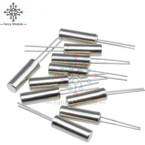 10 PCS/Lot Crystal Oscillator 32.768 KHz 32.768K Hz Cylinder Quartz Resonator