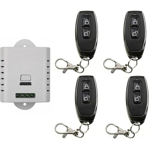1CH RF wireless light remote control switch 85V 110V 120V 220V 250V 1* receiver+4* transmitter 315mhz