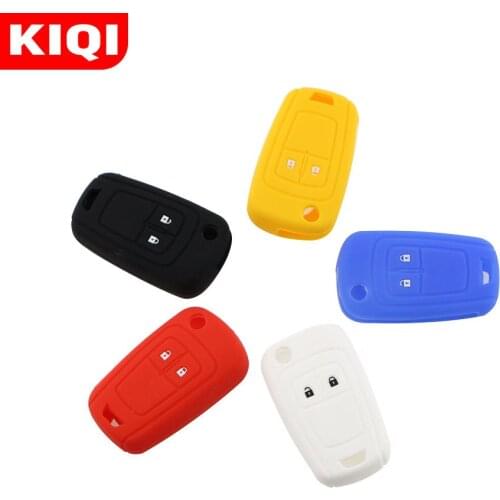 2 Button Silicone Car Remote Key Cover Case for Chevrolet Chevry Cruze Sedan Hatchback Malibu Trax Aveo 2009 - 2015 Accessories