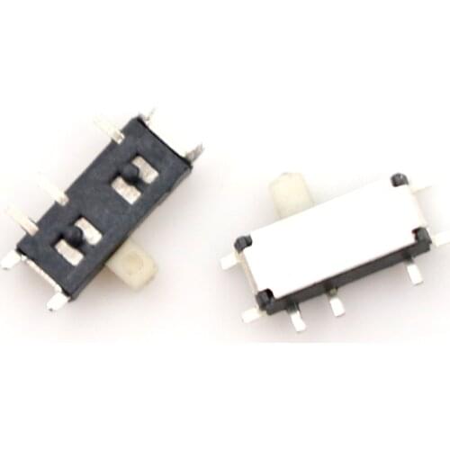 20PCS 7 Pin Mini Slide Switch On-OFF 2Position Micro Slide Toggle Switch Miniature Horizontal Slide Switch SMD