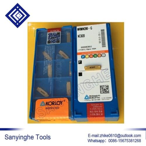 Free shipping 50pcs /lots MRMN200-G NC3030 / MRMN200-G NC3020 / MRMN200-G PC9030 cnc carbide parting & grooving inserts