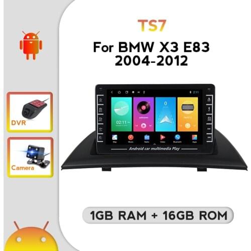TS7 Android System For BMW X3 E83 2004 2005 2006-2012 Car Radio Multimedia Video Player GPS Navigation Carplay WiFi IPS 1280*720