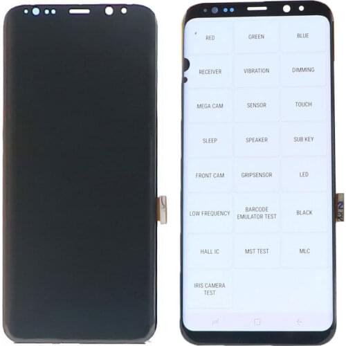 Original Display For Samsung Galaxy S8 Plus G955 G955F LCD Display Touch Screen Digitizer Assembly for S8+ SM-G955F With defects