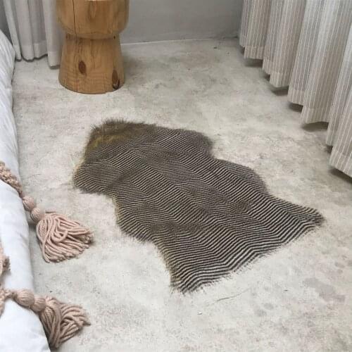 Hot Sale Irregular Rugs Fulffy Soft Comfortable Bed Room Living Room Sofa Curtain Cushion Non-slip Mat Water-absorption Carpet