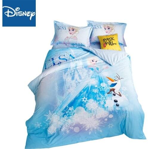 Disney Frozen Princess Practice Girls Bedding Set Childrens Boys Girls Duvet Cover Set Bedroom Decor king queen siz hot sale