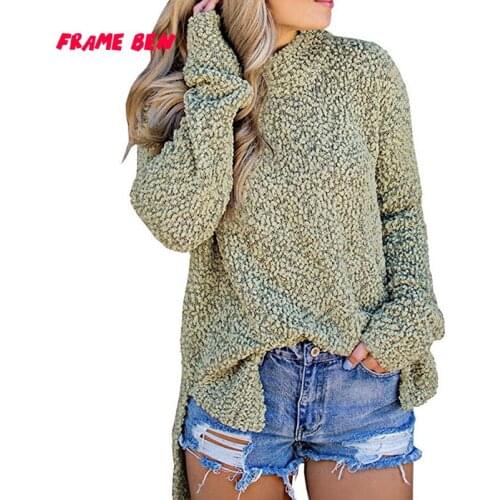 Fashion 2019 New Spring Autumn Women Sweater Knitted Long Sleeve Half Turtleneck Lady Casual Sweaters Tops