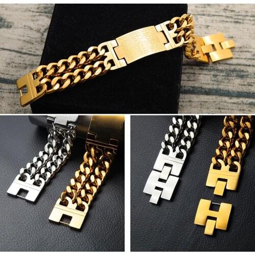 Now united men bracelet bracelet women armband couple bracelet gift Accessories black bracelet stainless steel bracelet