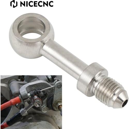 Motorcycle ATV UTV Snowmobile Universal 3AN Brake Hose Line Banjo Fitting Adapter for PTFE Car Brake lines Hand Brake Accessorie