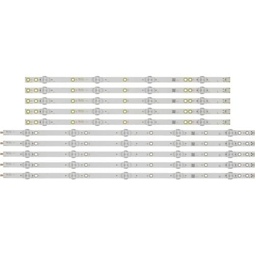 New kit 10pcs LED backlight strip for 50PUS6162 50PUS6703 50PUS6753 LB50082 V0_03 V1 LB50089 LB50086 15626A 15627B 14247A 14246A
