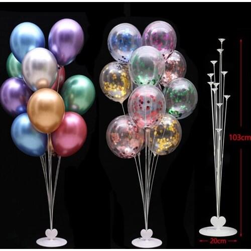 Birthday Party Balloons Stand Balloon Holder Column Confetti Balloon Stick Ballon Birthday Party Decorations Kids Wedding Baloon