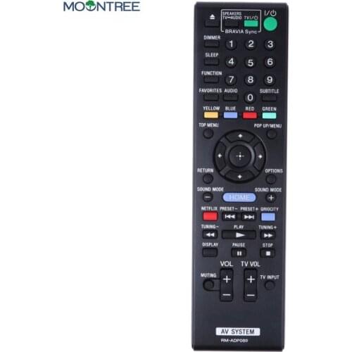 RM-ADP069 remote control RM-ADP069 for Sony AV HBD-E580 remote controller 433mhz channel 1 ABS new black fernbedienung