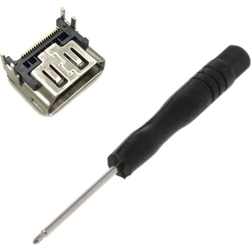 Hdcompatible Port Socket Jack Interface Connector Replacement for PS5 Game Console Repair Parts