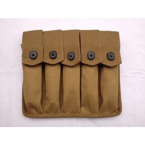 Generic WWII US Amry Thompson Magazine Pouch 5 Cell 30 Rounds