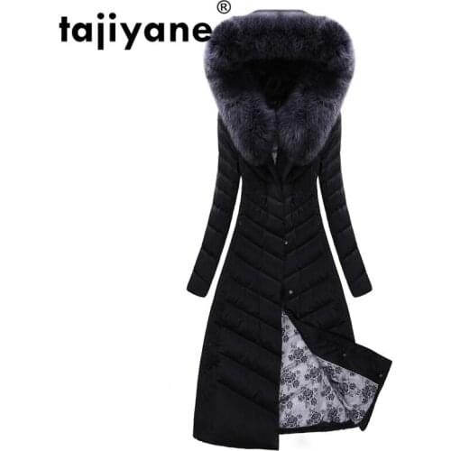 Fur Fox Real Collar Hooded Coat Women Clothes Winter Warm Plus Size Long Down Jacket Korean Parka Manteau Femme Hiver ZL728