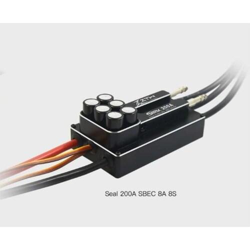 ZTW SEAL 200A SBEC 8A 8S Brushless ESC Great Performance For RC Boat