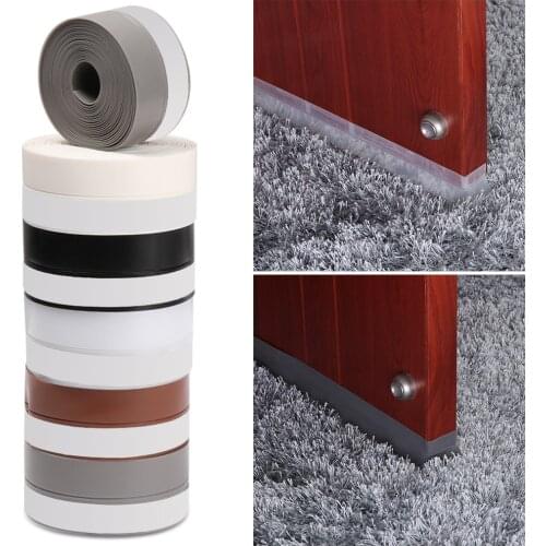 1/3/5M Sliding Sealing Strips For Door Weatherstrip Draft Stopper Frameless Window Sliding Door Seals Silicon Rubber Home Tools