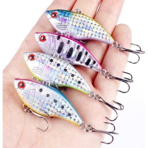 1pcs VIB Winter Ice Sea Fishing Lures 5cm/14.5g Hard Crankbait Wobblers Artificial Bait Trolling Pesca Japan Fishing Tackle