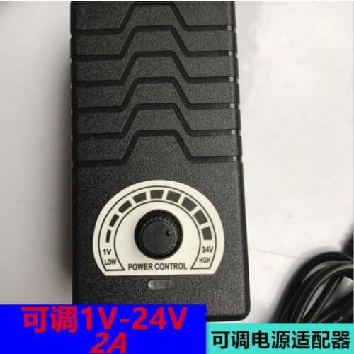 1V-24V 2A Output Adjustable Switching power adapters Variable Power Supply AC/DC Adapter