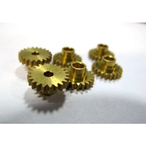 10pcs / lot 1:87 Model Train ho scale diy Copper gear Train Accessories Free Shipping