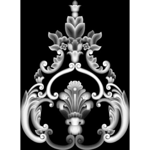 3D Model relief BMP format, router 3 axis engraving file furniture pattern (5) 4.17MB