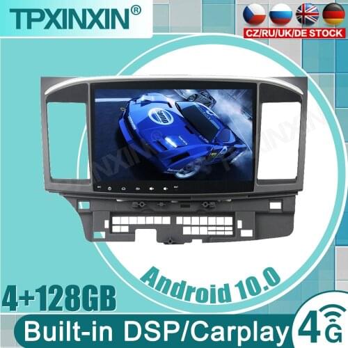 4G+128G DSP 2 din Android 9.0 4G NET Car Radio Multimedia Video Player for Mitsubishi Lancer 2008-2016 WiFi BT carplay