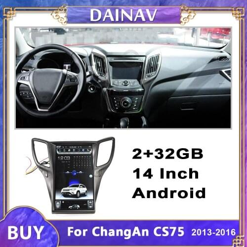 14 inch Car GPS Navigation DVD Player For Changan CS75 2013 2014 2015 2016 Multimedia DVD Player Autoradio Stereo