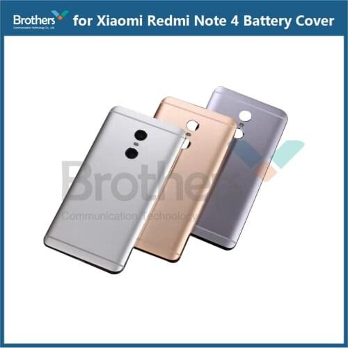 Bettery Back Cover for Xiaomi Redmi Note 4 Phone Rear Door Housing with Power Button +Volume button Housing Case Replacement