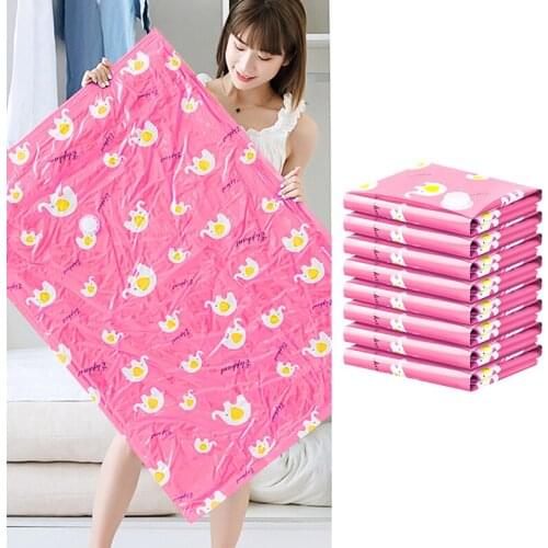 Home Clothes Vacuum Bag For Quilt Blanket Storage Bag Wardrobe Closet Organizer Big Capacity Space Saving Compressed Seal Bag