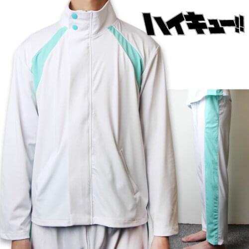 Haikyuu Cosplay Aoba Johsai High School Volleyball Team Sprotswear Cosplay Costume Oikawa Tooru School Uniform Jacket Pants