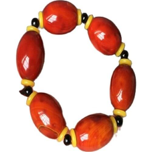Chinese Natural Red Agate Bracelet